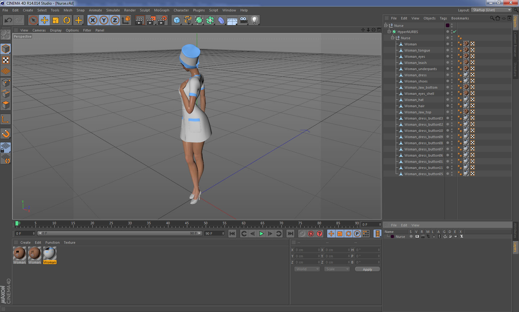 Nurse 3D model