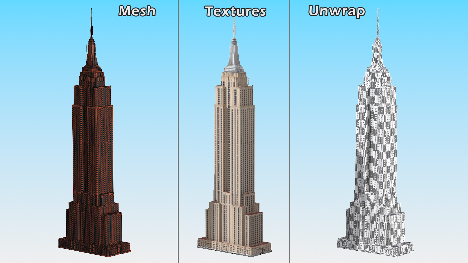 3D Empire State Building