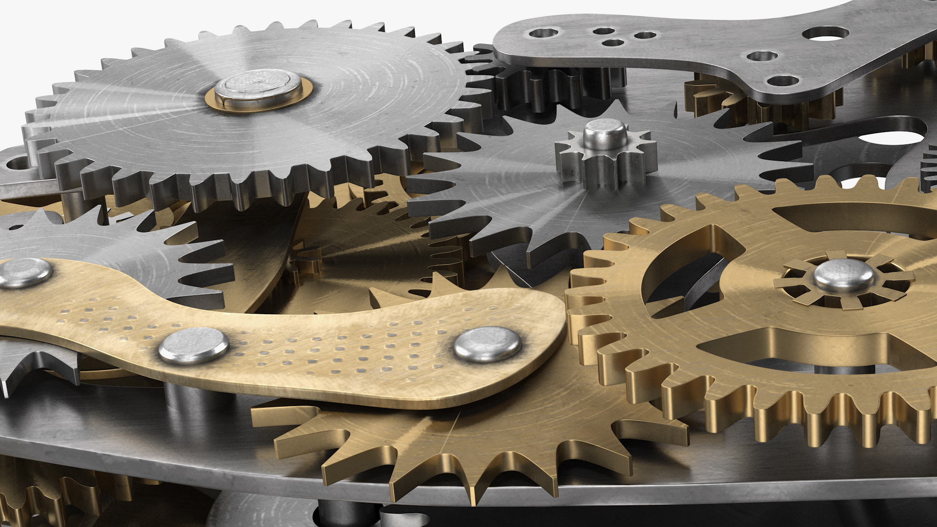 3D model Cog Gears Mechanism Mixed