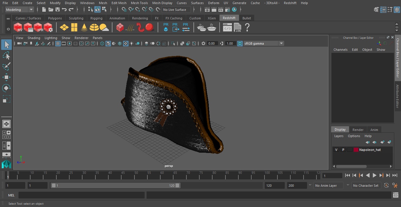 Napoleon hat 3D