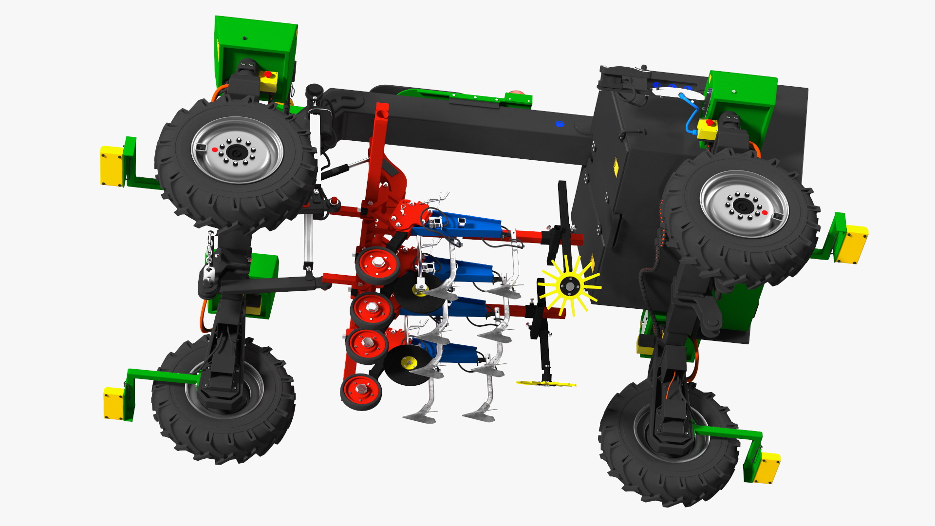 Autonomous Agricultural Robot 3D model