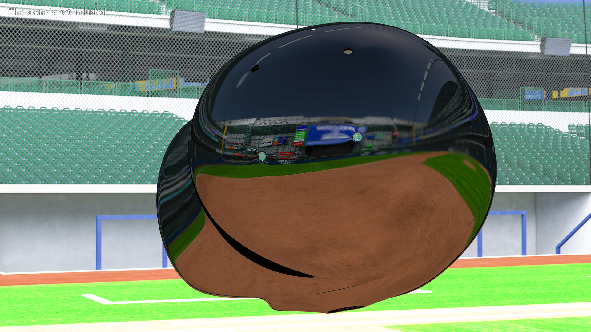 3D model Baseball Helmet Jaw Guard