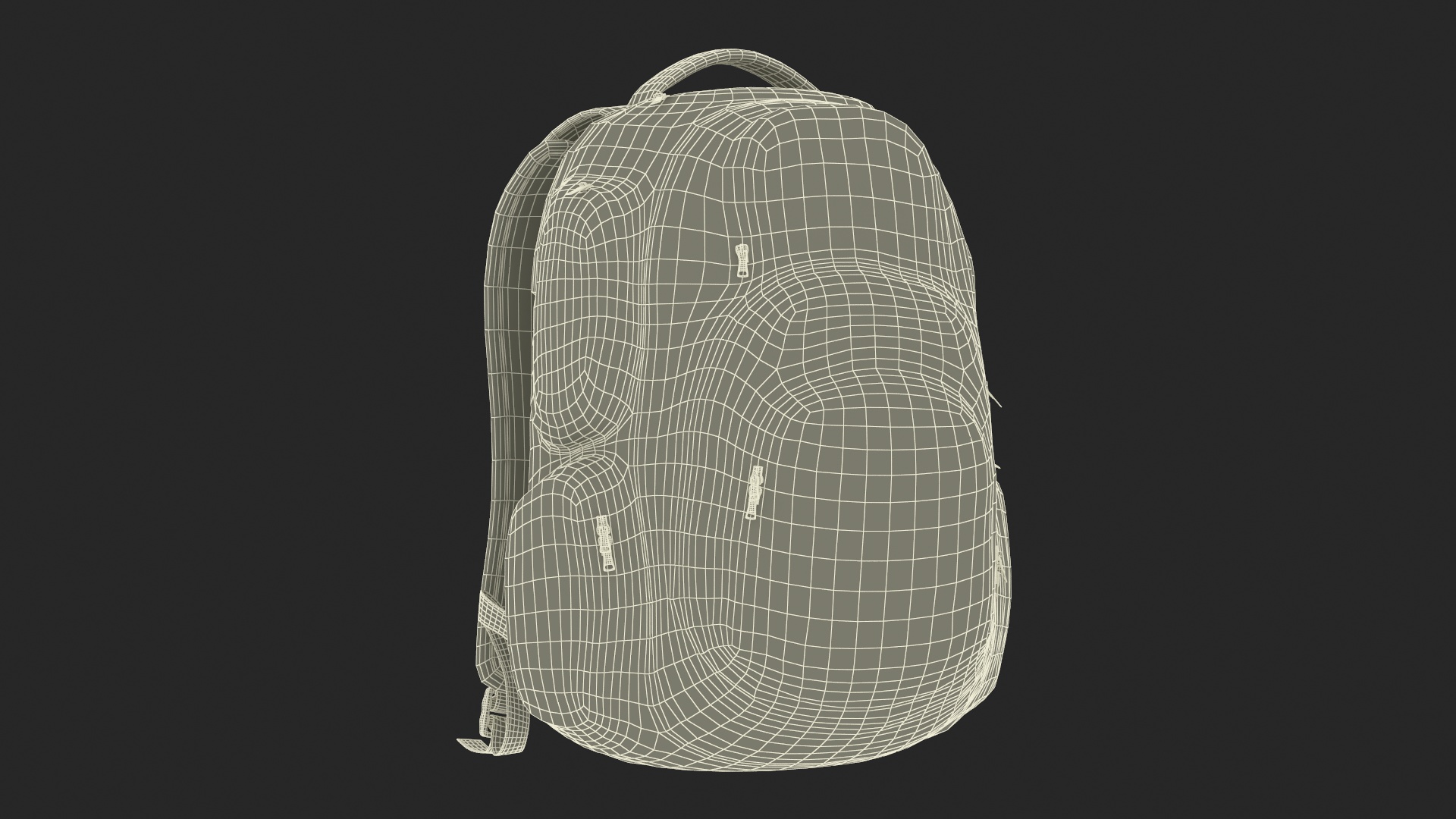 Travel Backpack with Multiple Pockets 3D