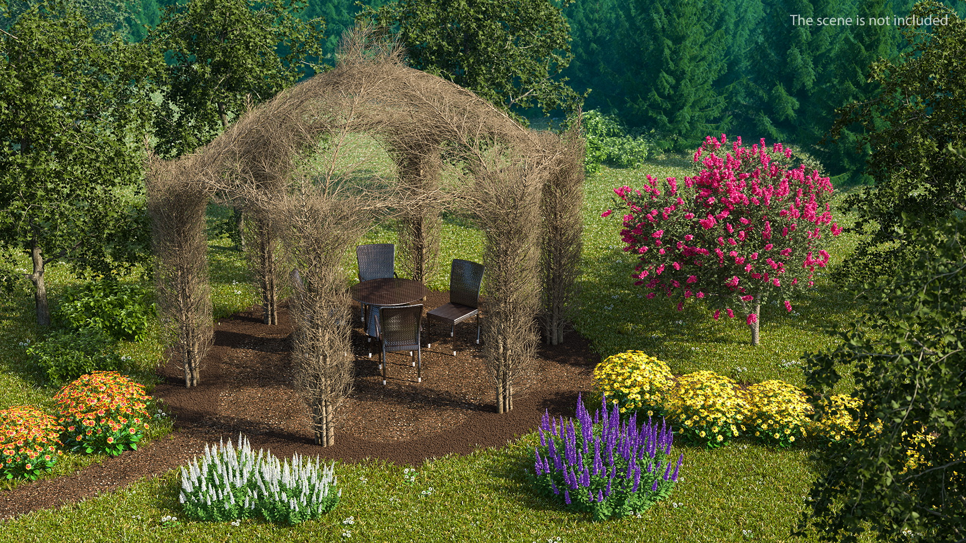 3D Branch Gazebo model