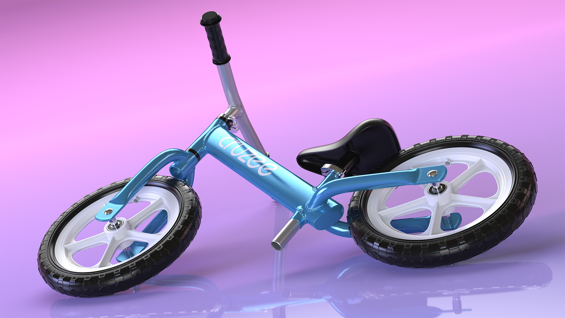 Cruzee Ultralite Balance Bike 3D model