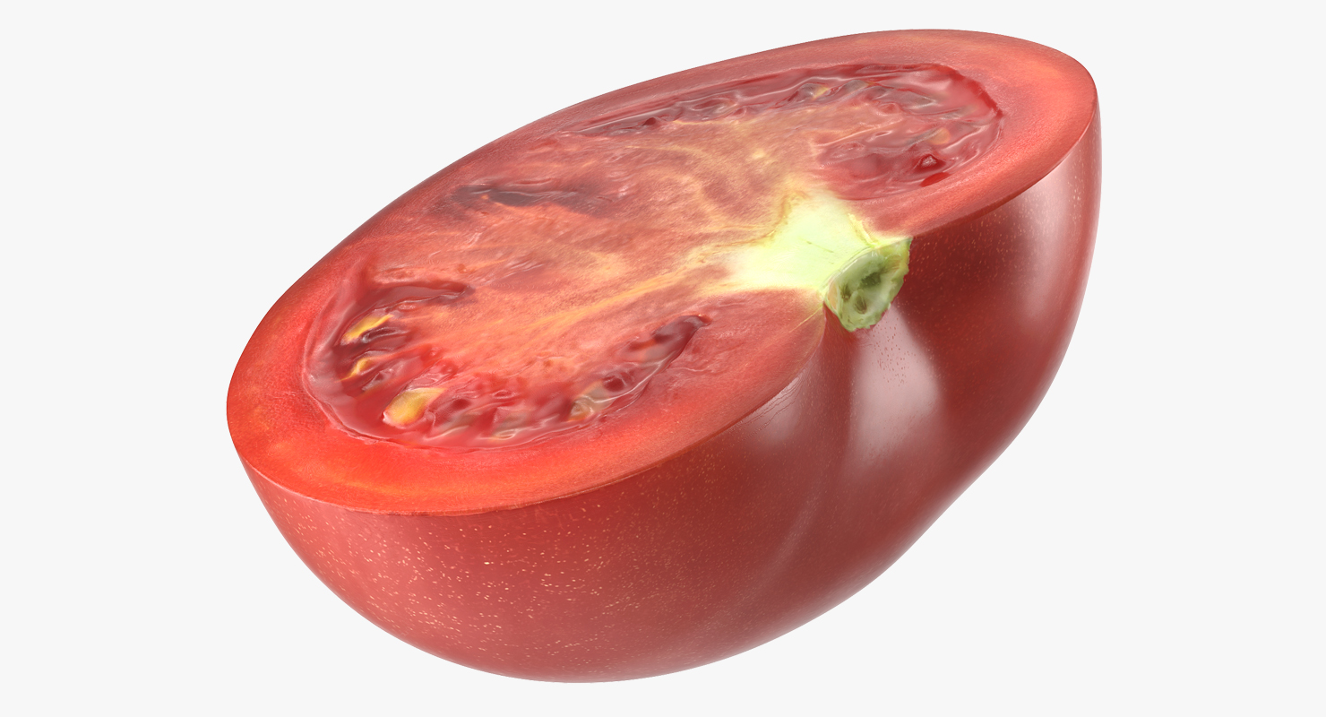 3D Half Tomato