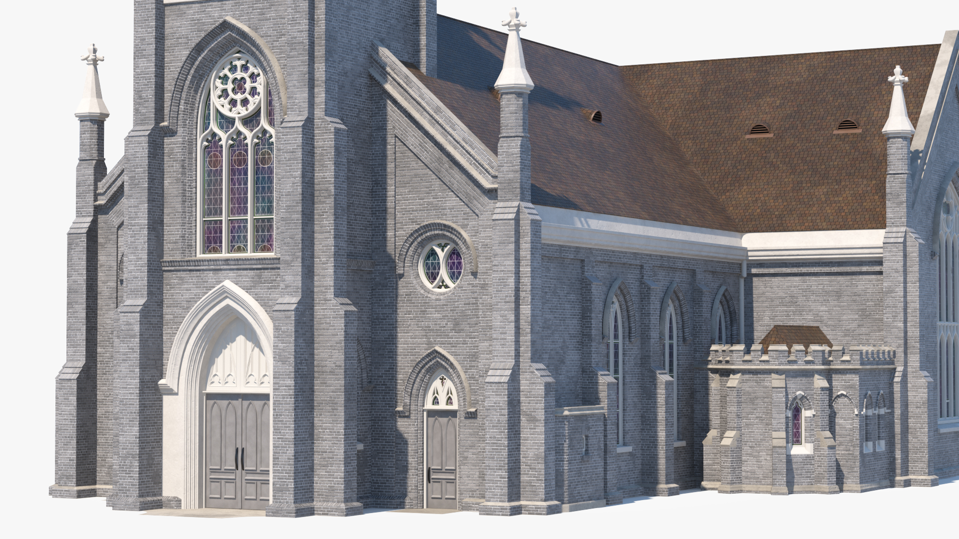 3D Ancient Catholic Church model