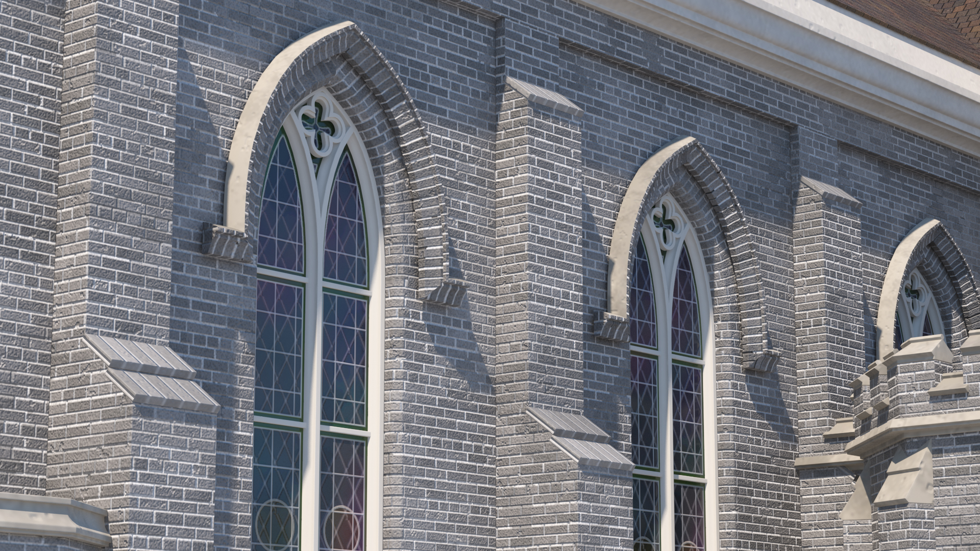 3D Ancient Catholic Church model