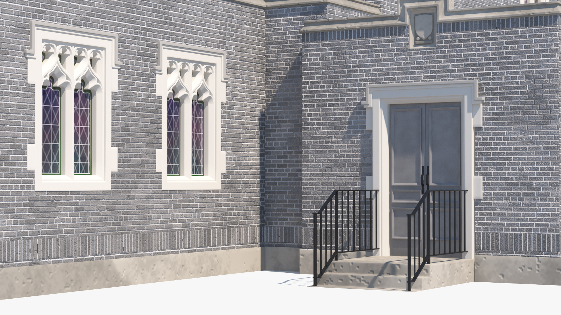 3D Ancient Catholic Church model