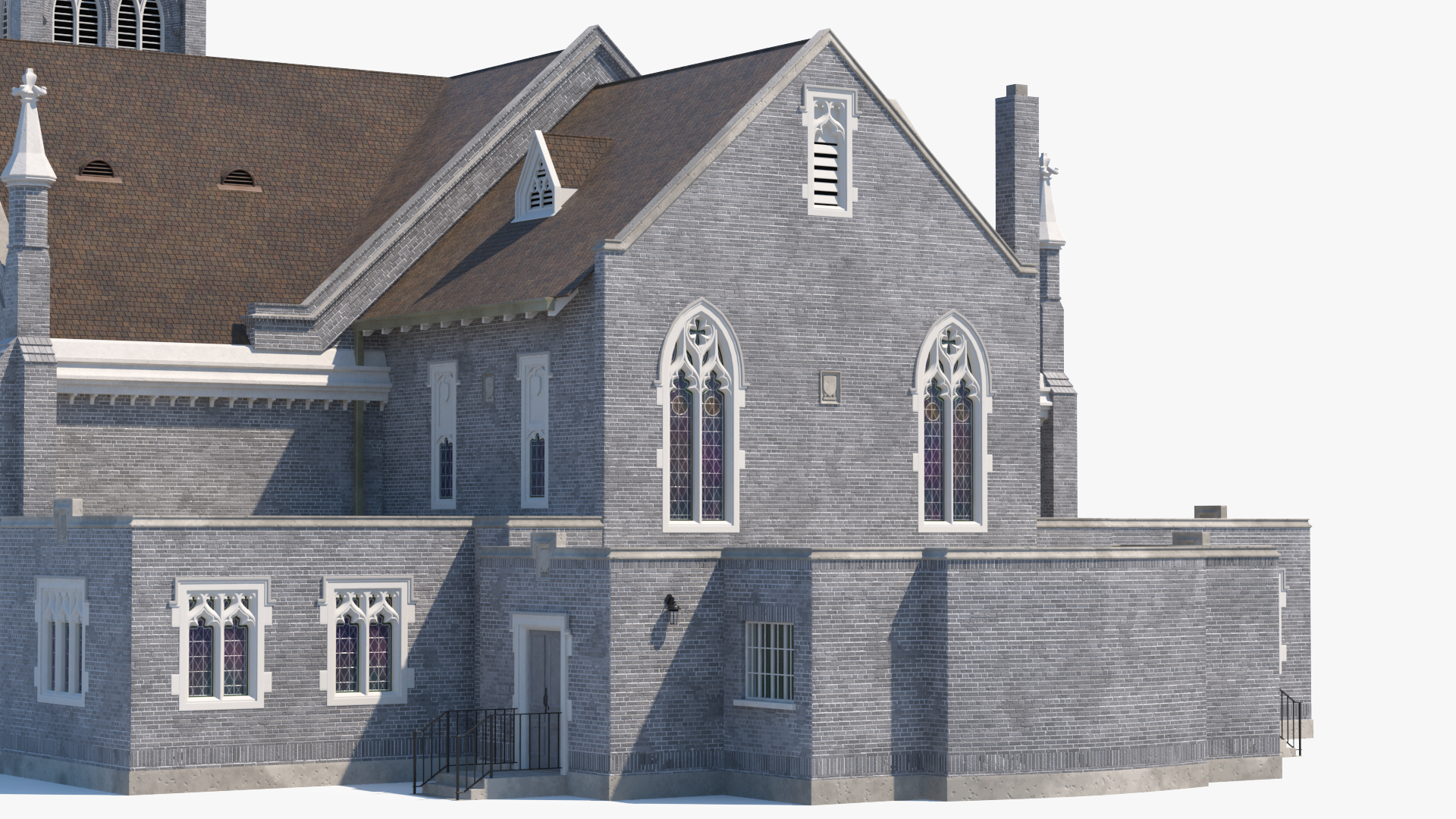 3D Ancient Catholic Church model