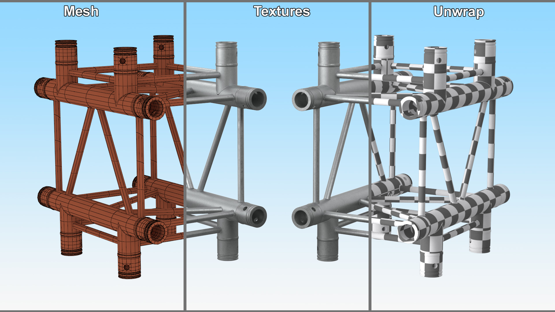 3D Truss Modular Square Cross