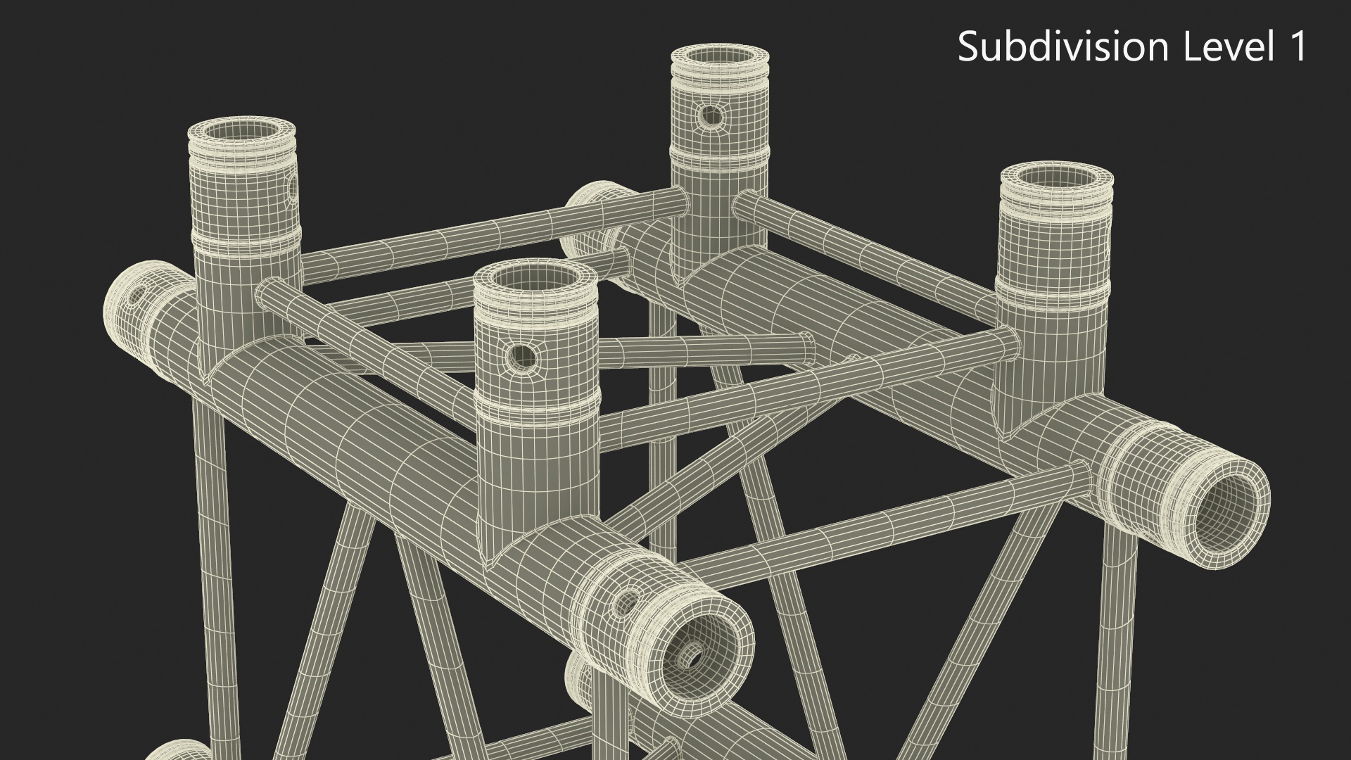 3D Truss Modular Square Cross