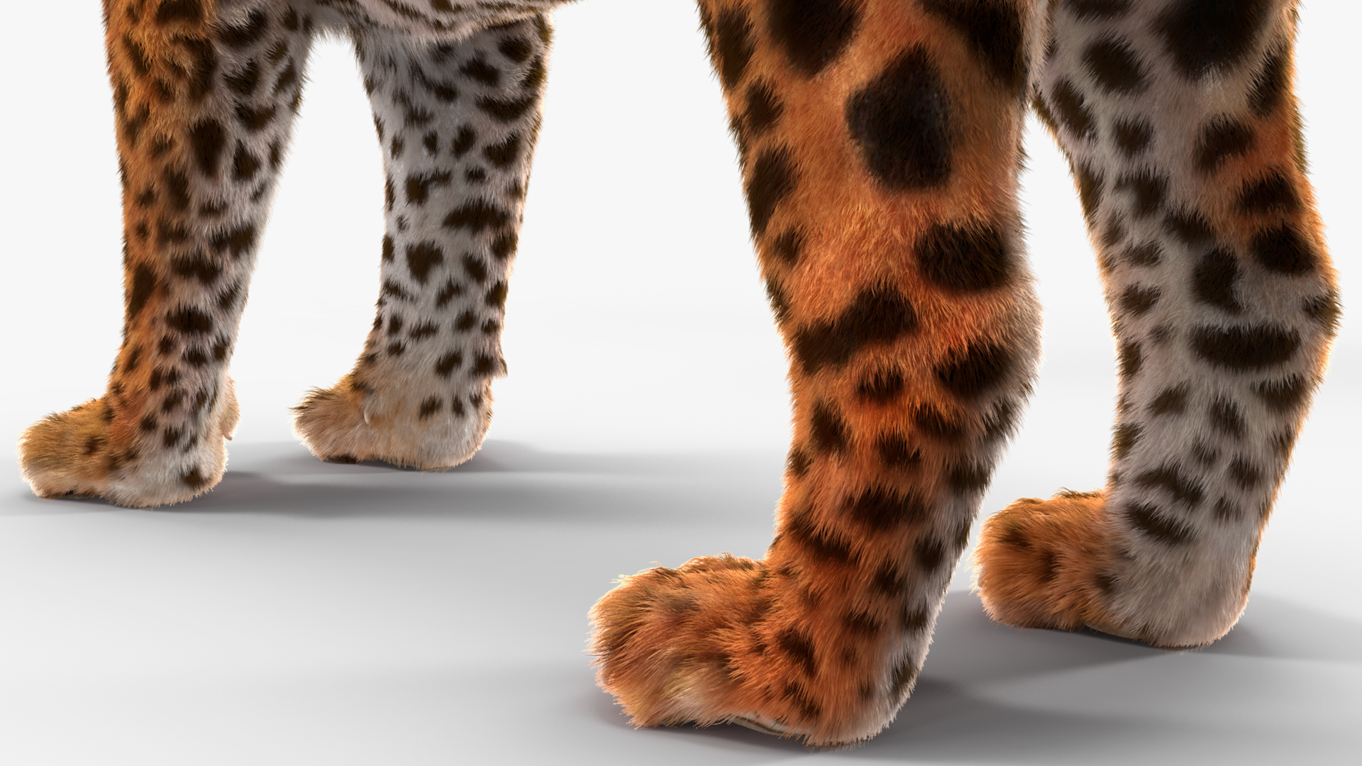 3D model Jaguar Fur