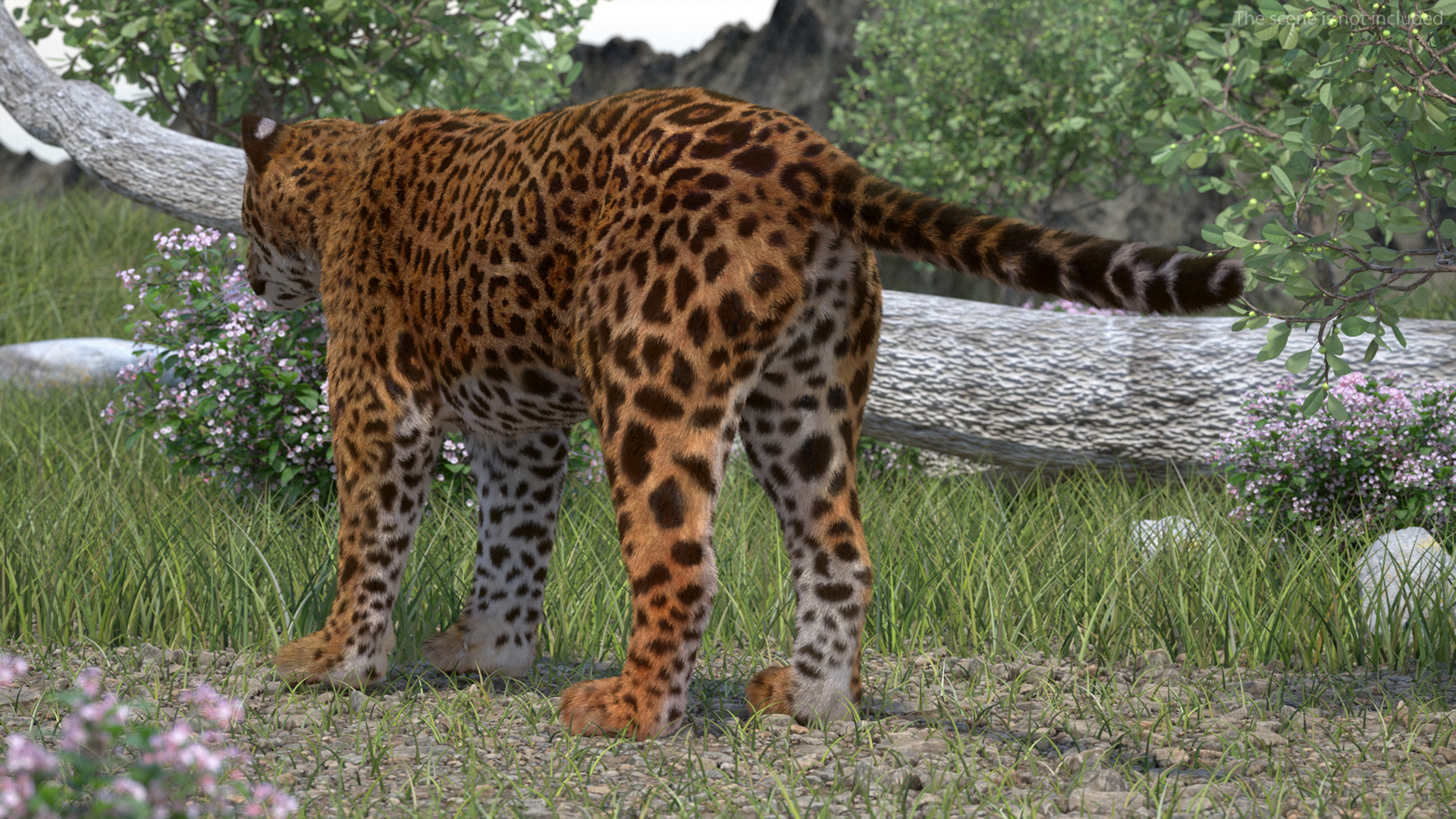 3D model Jaguar Fur