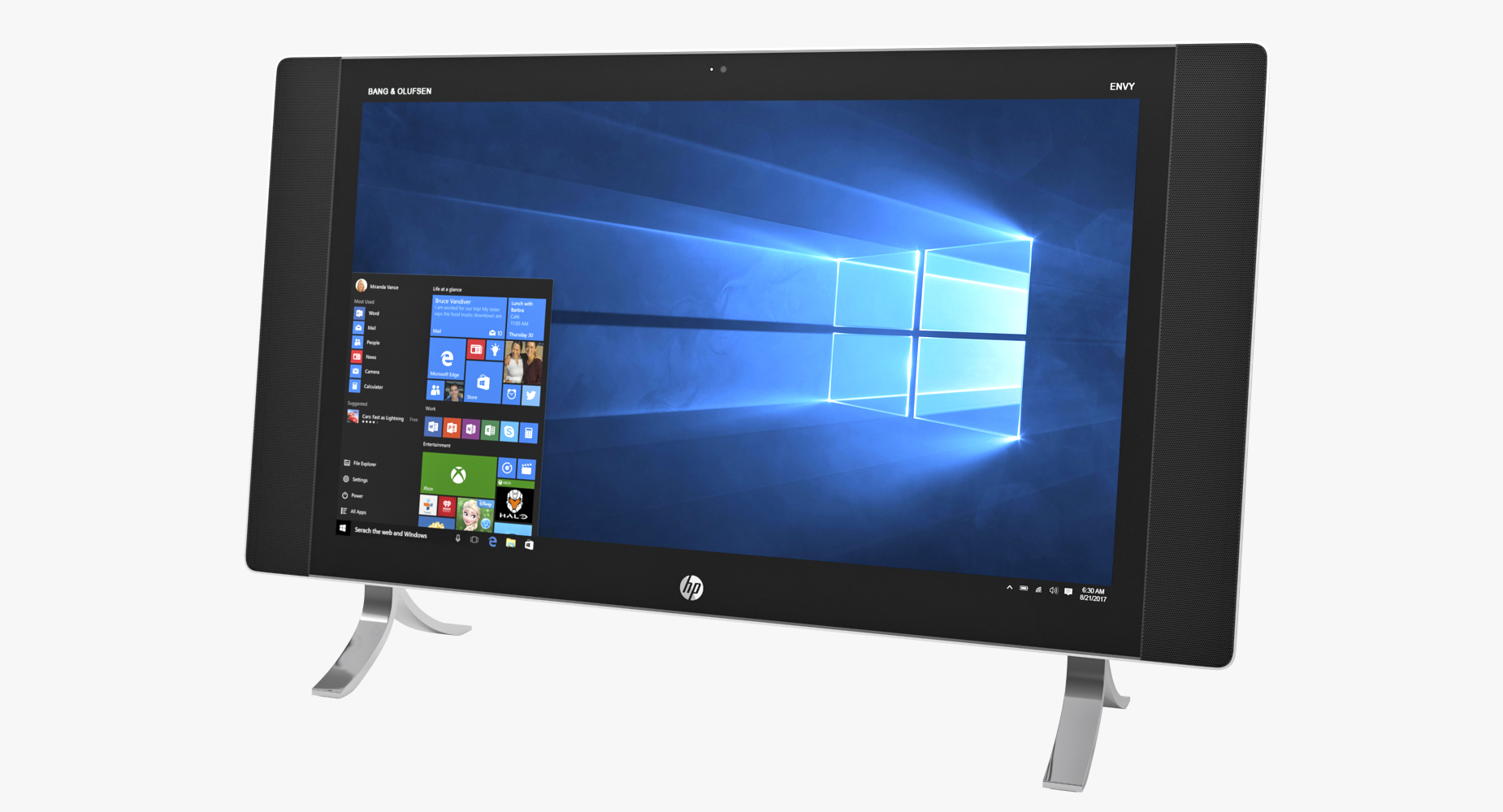 3D model HP ENVY 24qe Touch All In One Desktop PC