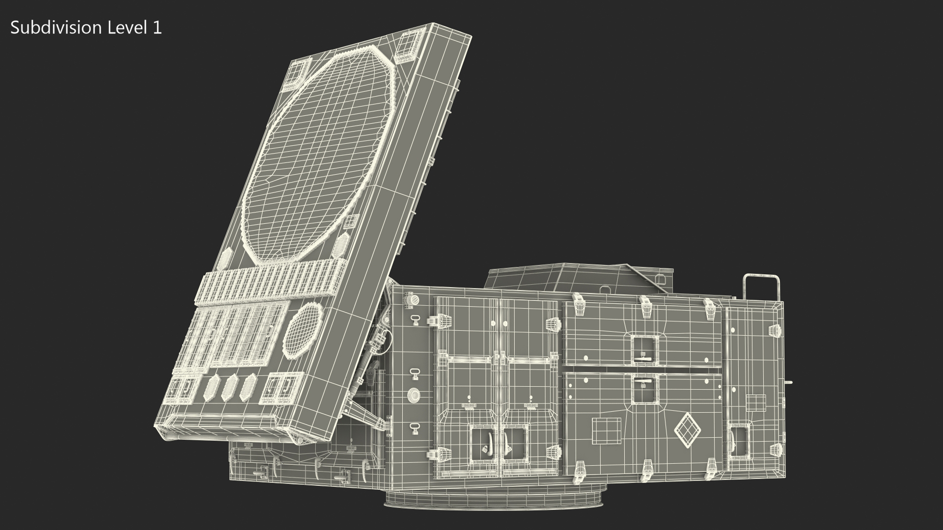 3D US Patriot MIM 104 AN MPQ53 65 Radar Sand