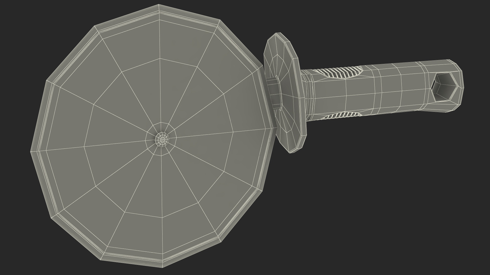 3D Pizza Cutter Wheel model