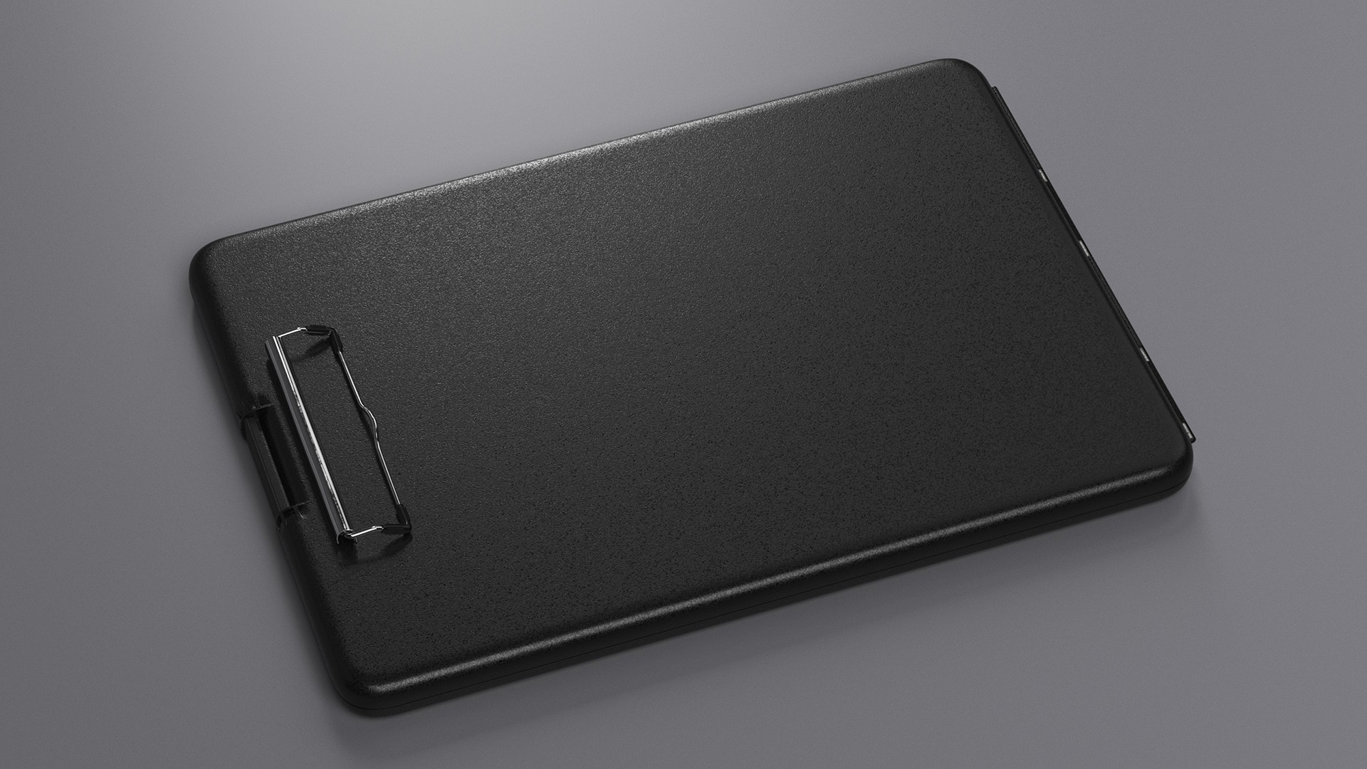 Clipboard Case Black Closed 3D