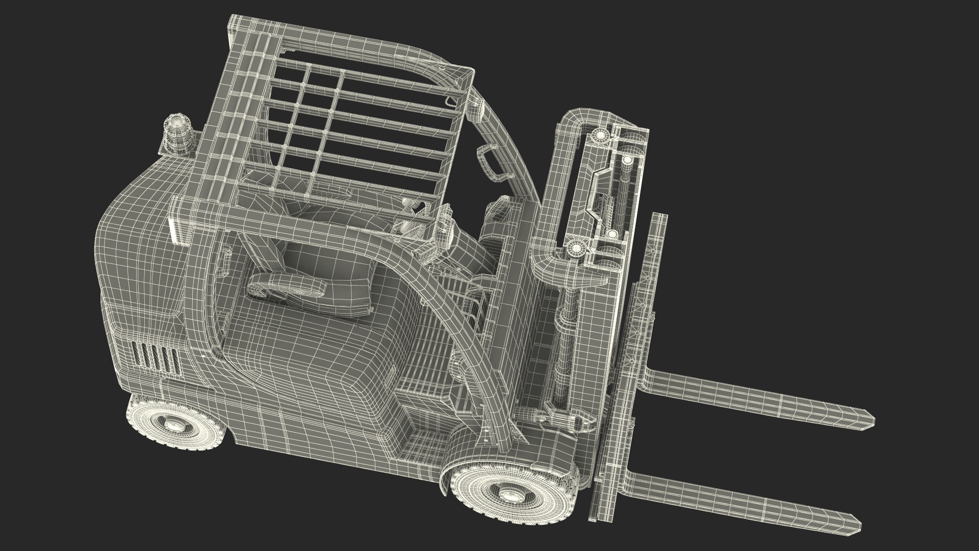 Toyota Core Electric Forklift 3D model