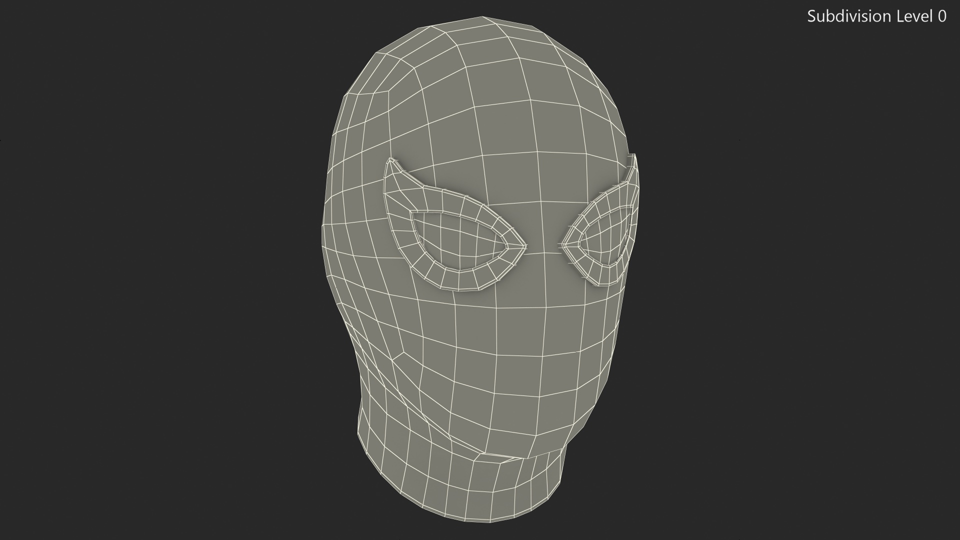 Spider Man Helmet 3D