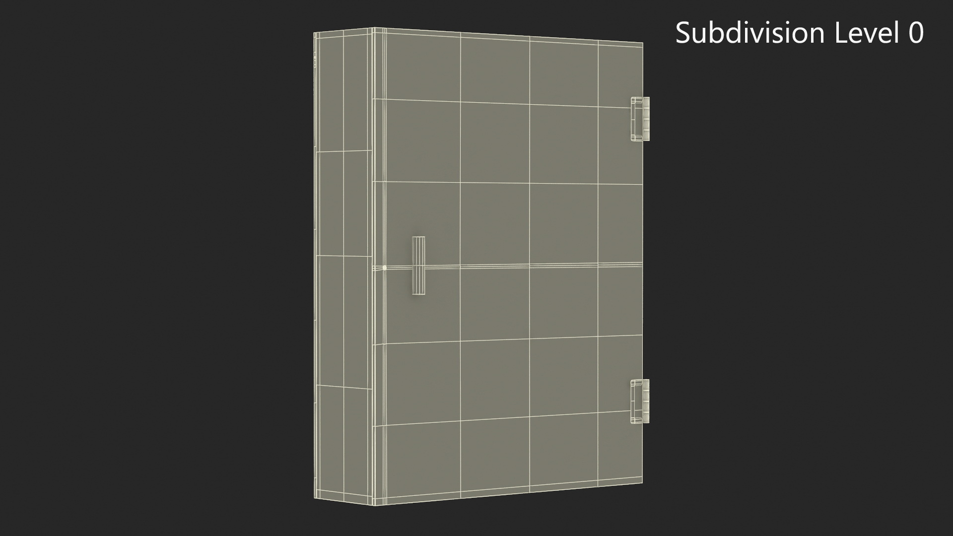 3D Display Rack Case Empty model