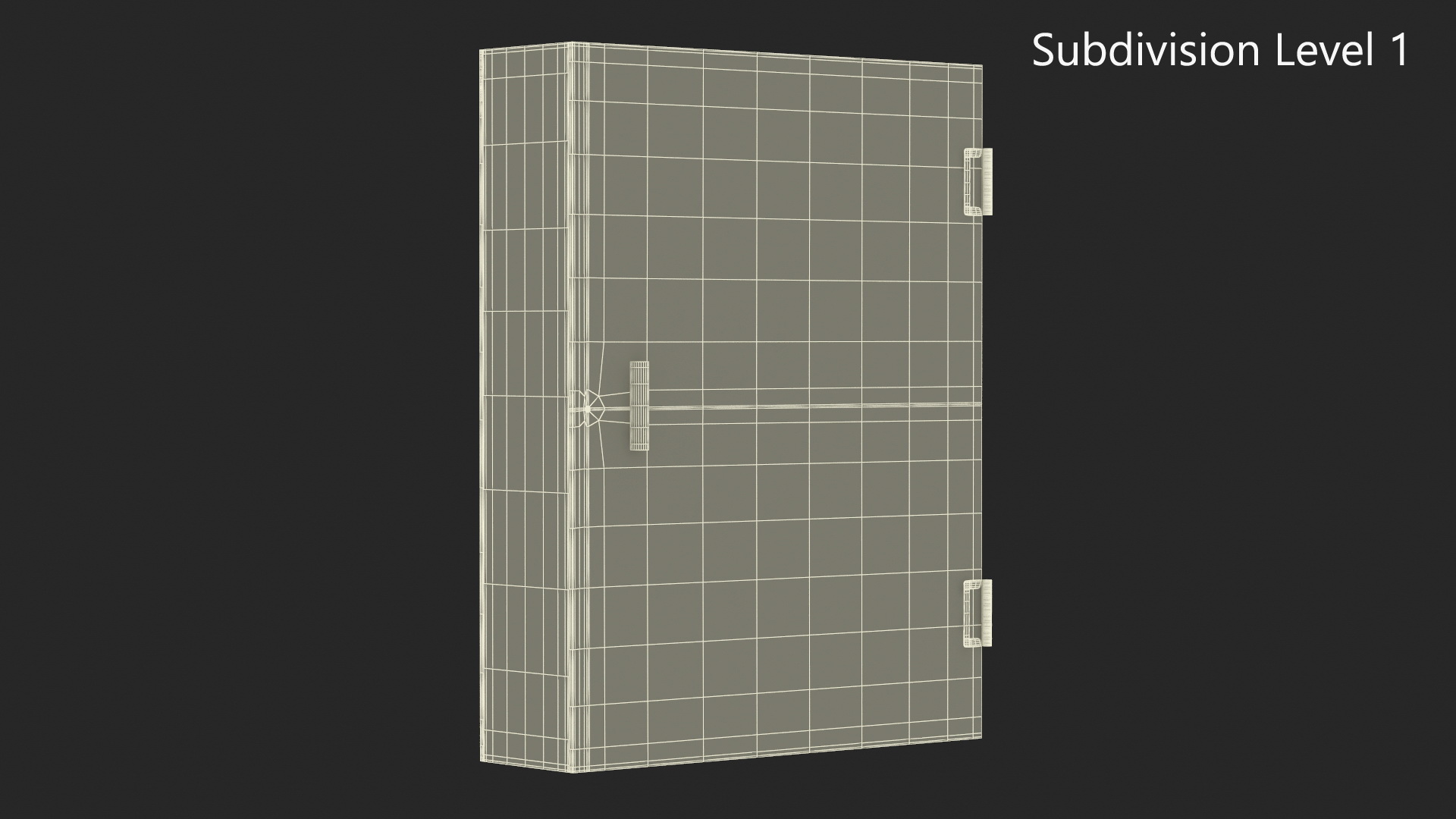 3D Display Rack Case Empty model