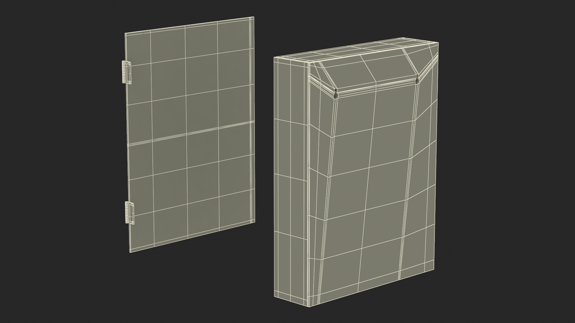 3D Display Rack Case Empty model