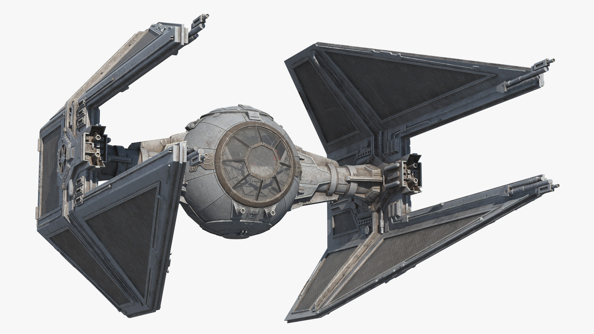 3D model Used Star Wars TIE Interceptor