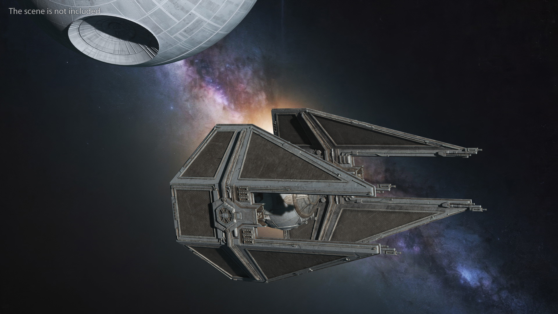 3D model Used Star Wars TIE Interceptor