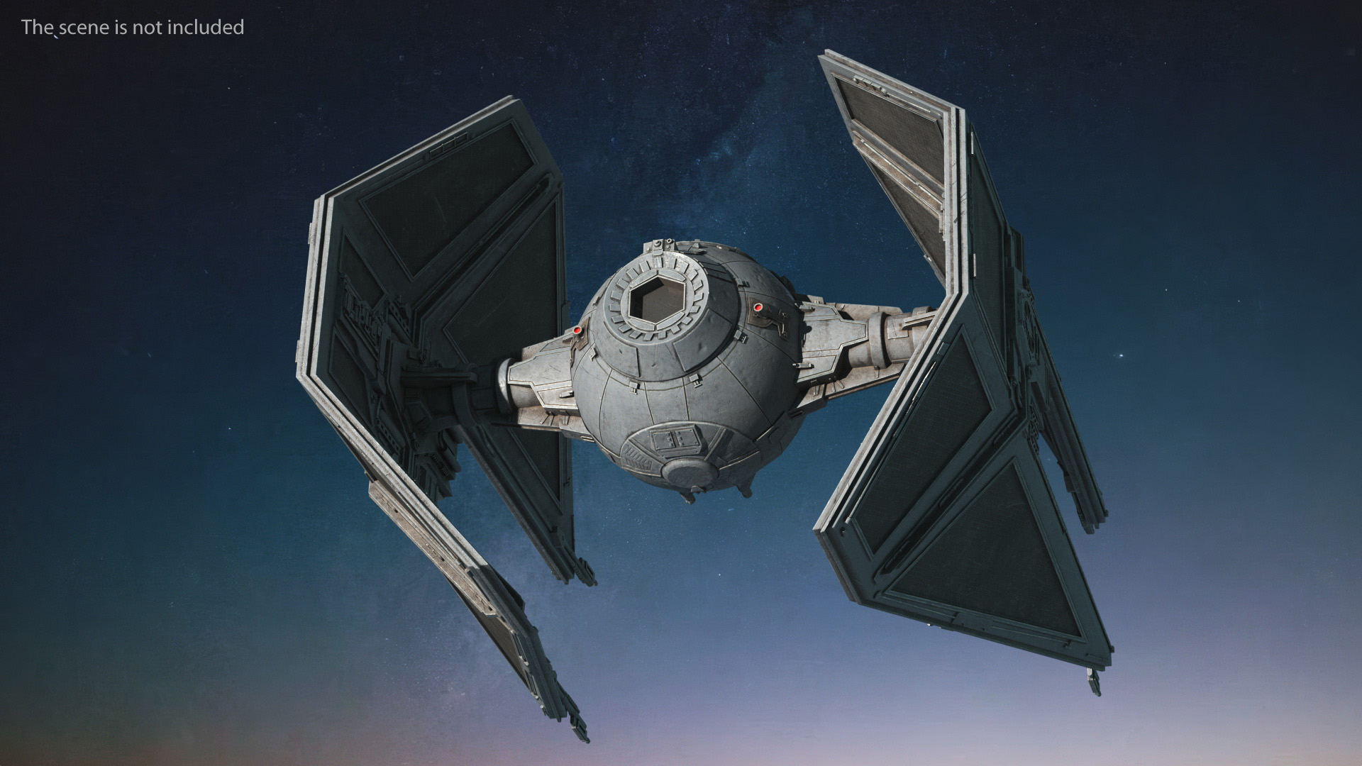 3D model Used Star Wars TIE Interceptor