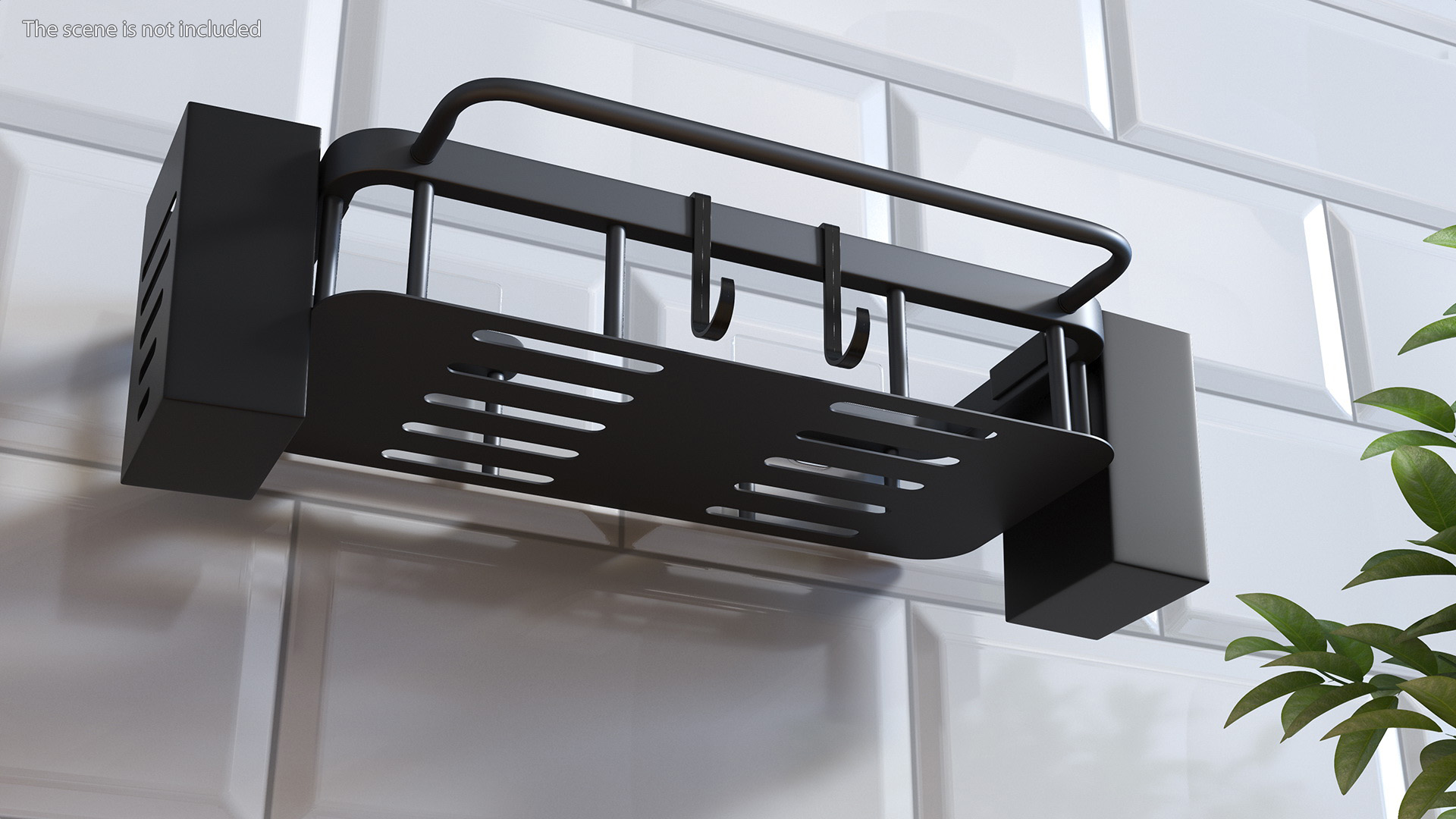 3D Washbasins Organizer Black