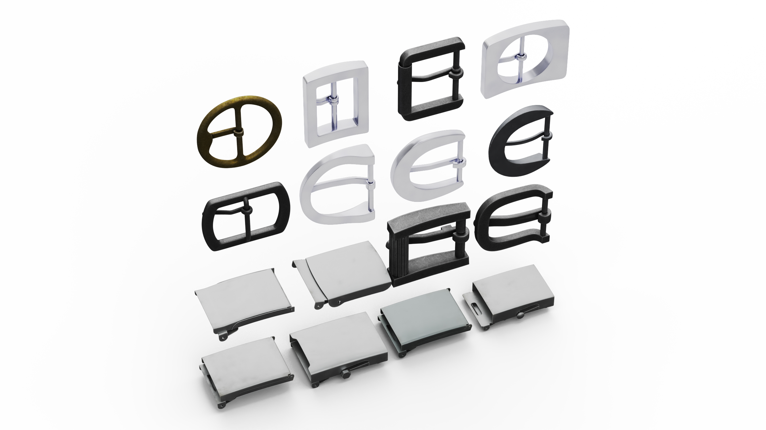 3D Belt Bucklers model