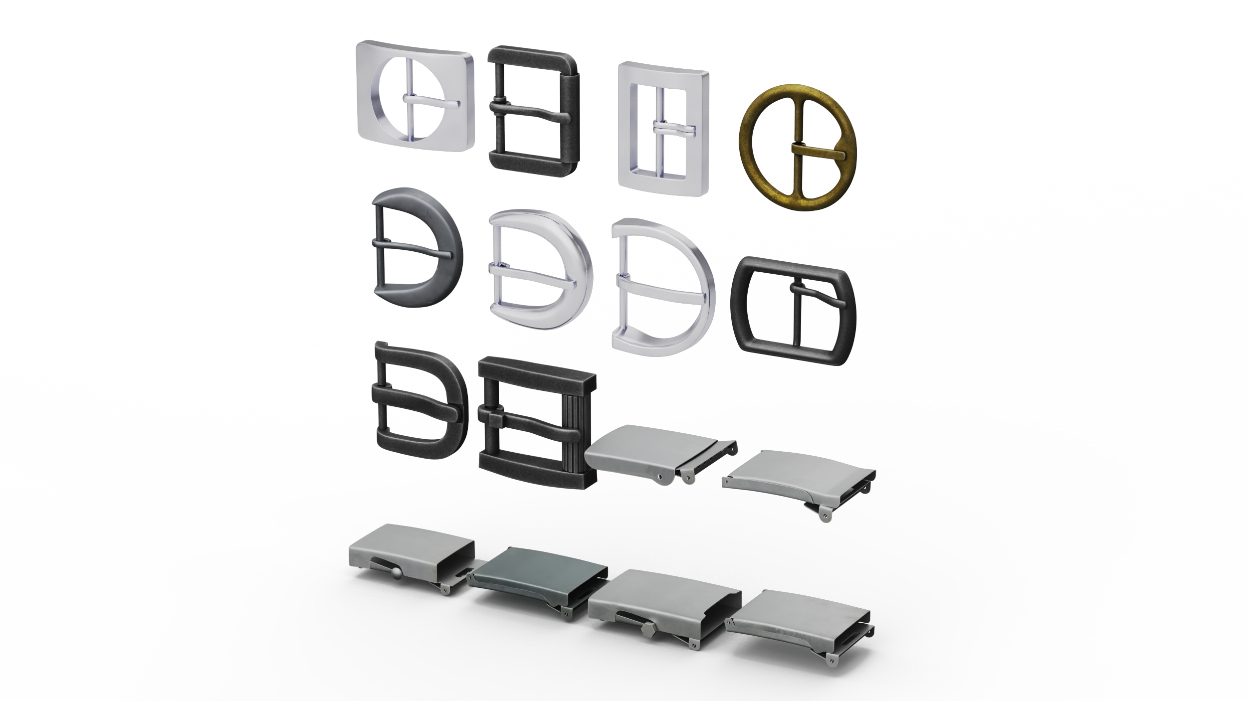 3D Belt Bucklers model