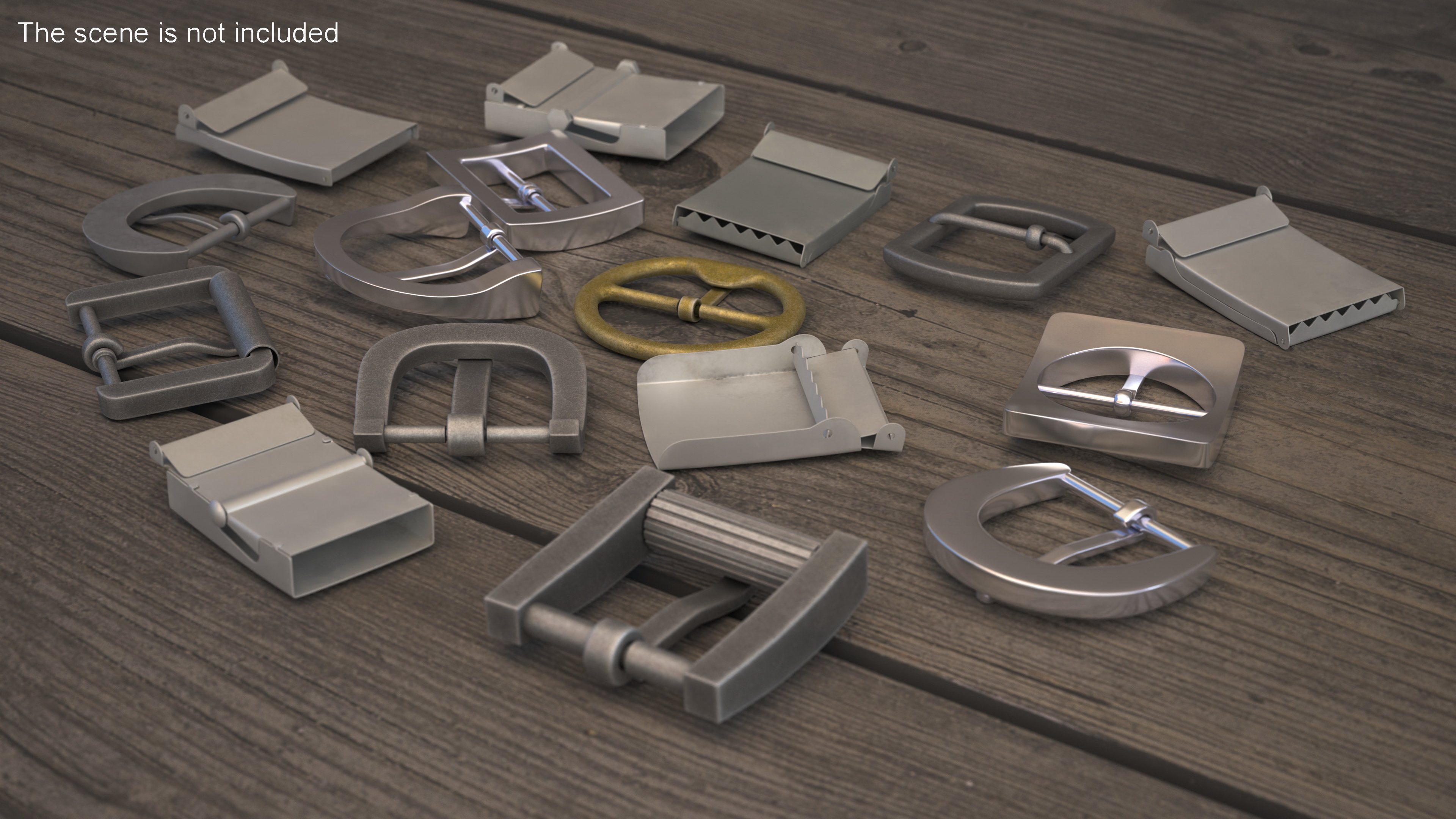 3D Belt Bucklers model