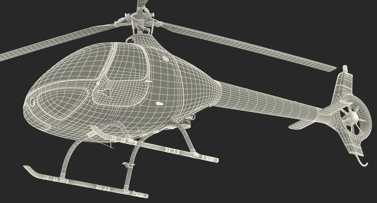 Light Helicopter Generic 3D model