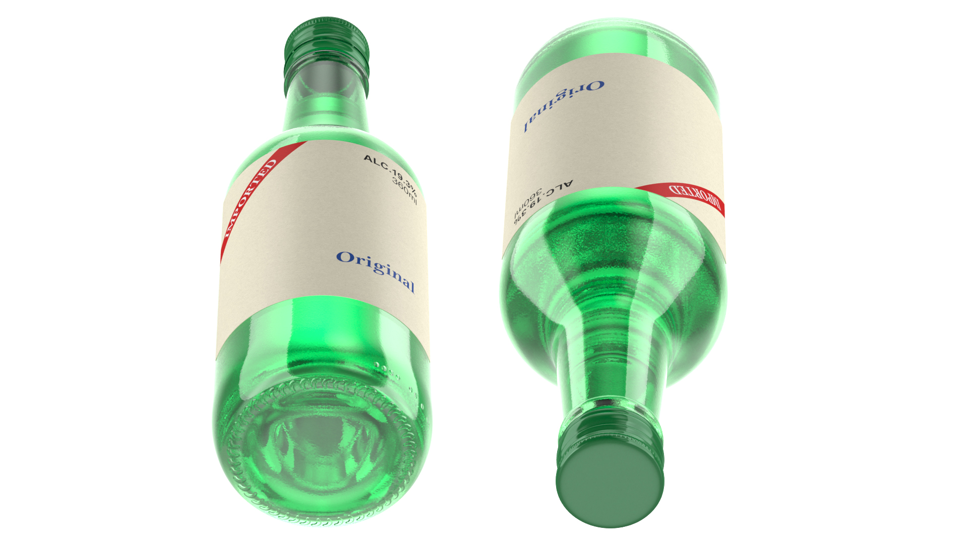 3D Alcoholic Beverage model