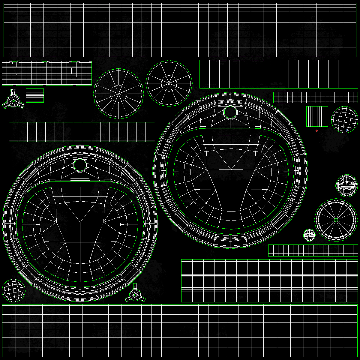 Round Single Kitchen Sink with Tap 3D model