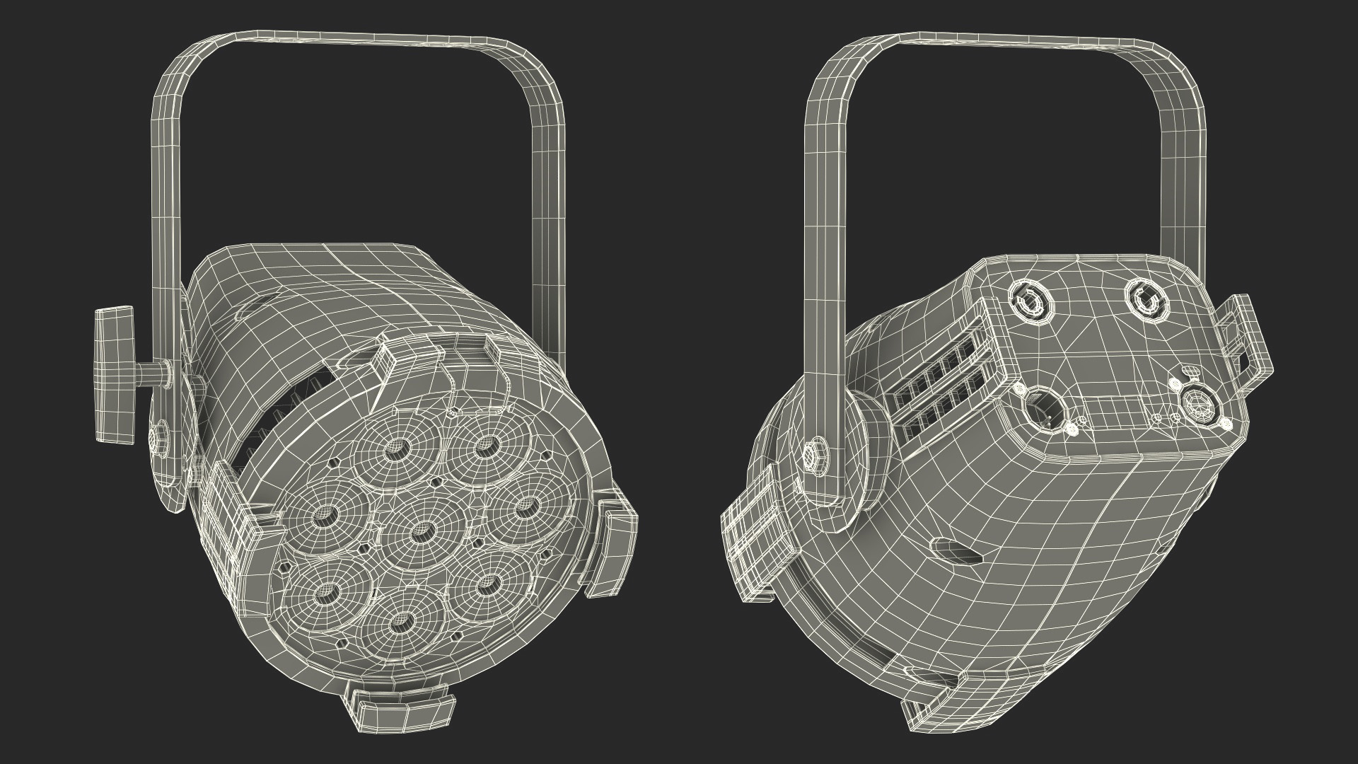 Stage LED Par Light 3D model