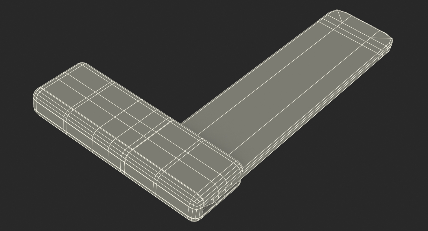 Toy Ruler 3D model