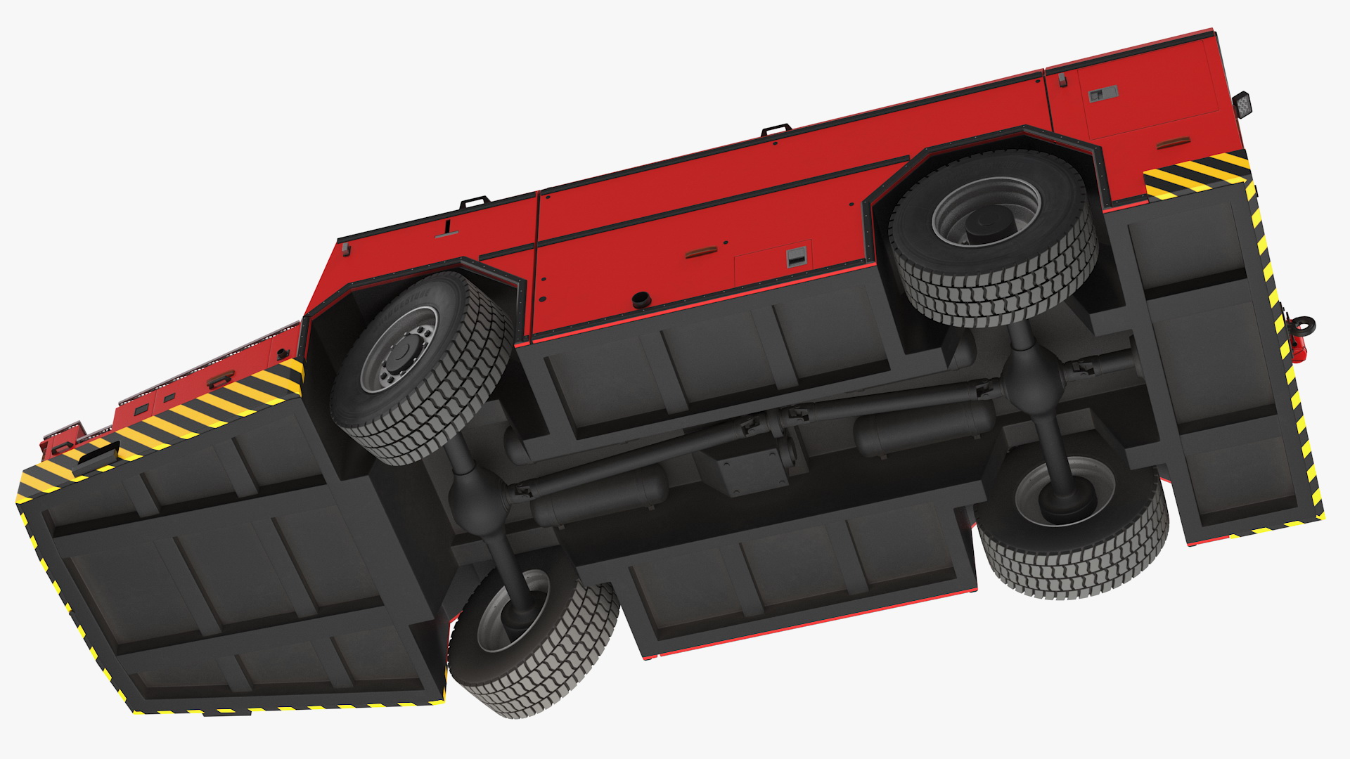 3D model Deicing Vehicle Generic Working Position