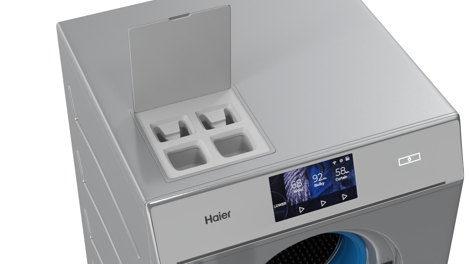 Haier DuoDrum Freestanding Washing Machine 3D