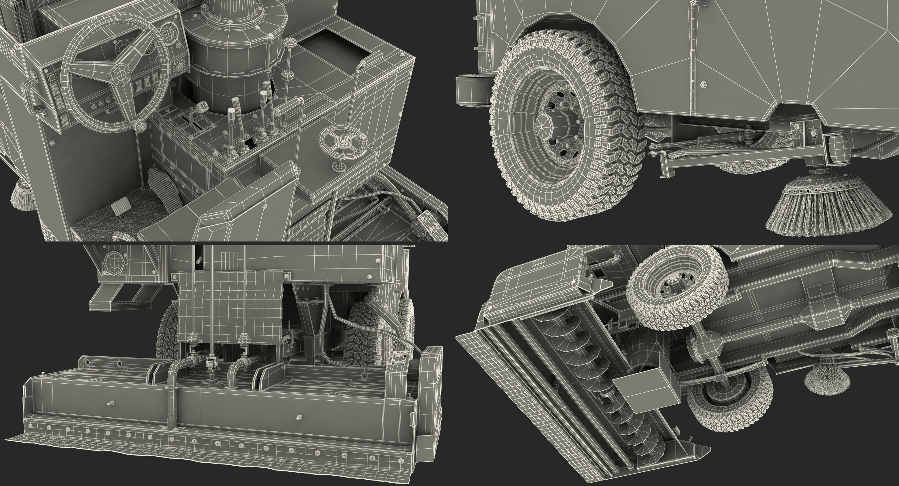 3D Electric Ice Resurfacer Machine Zamboni Rigged