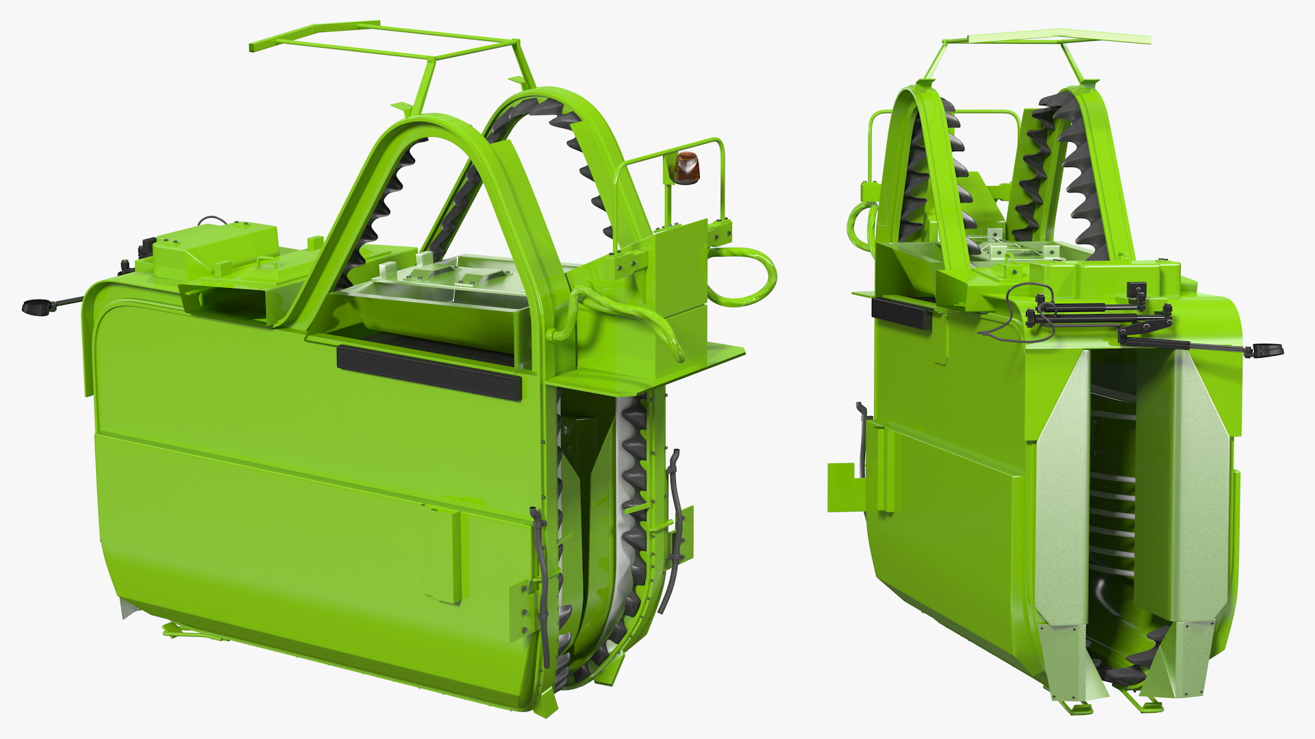 Grape Harvester Rigged 3D