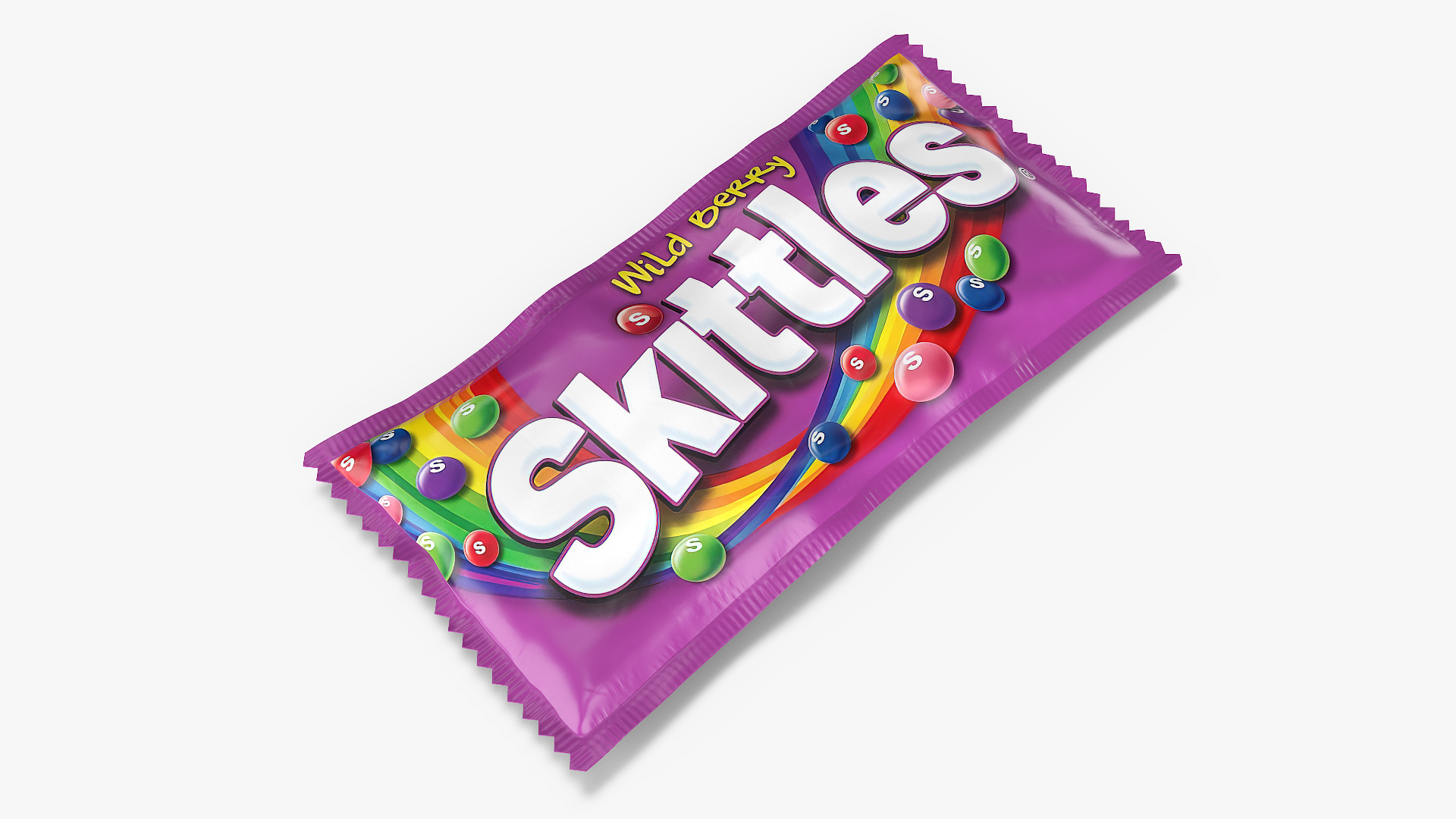 Skittles Wild Berry Package 3D