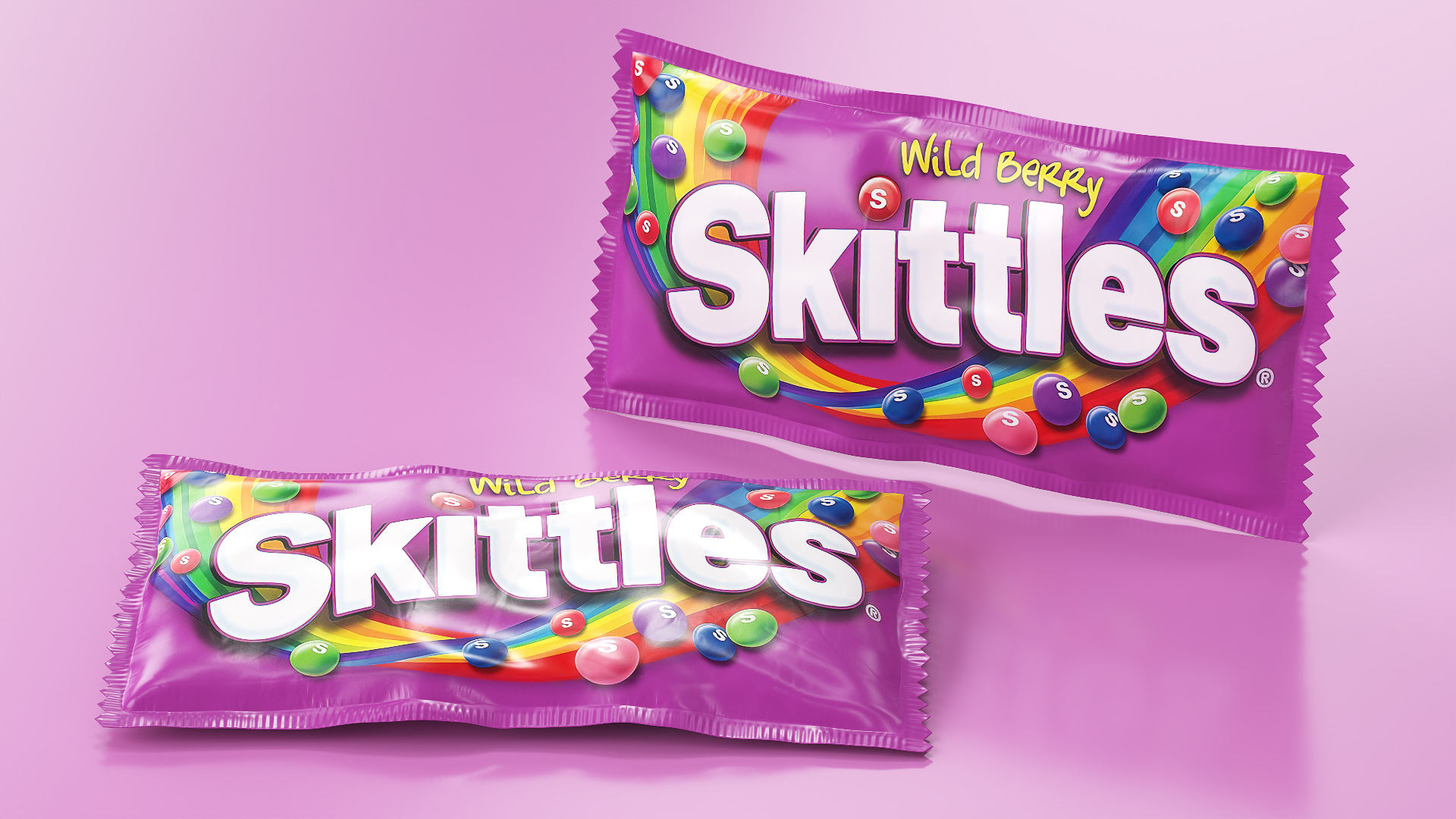 Skittles Wild Berry Package 3D