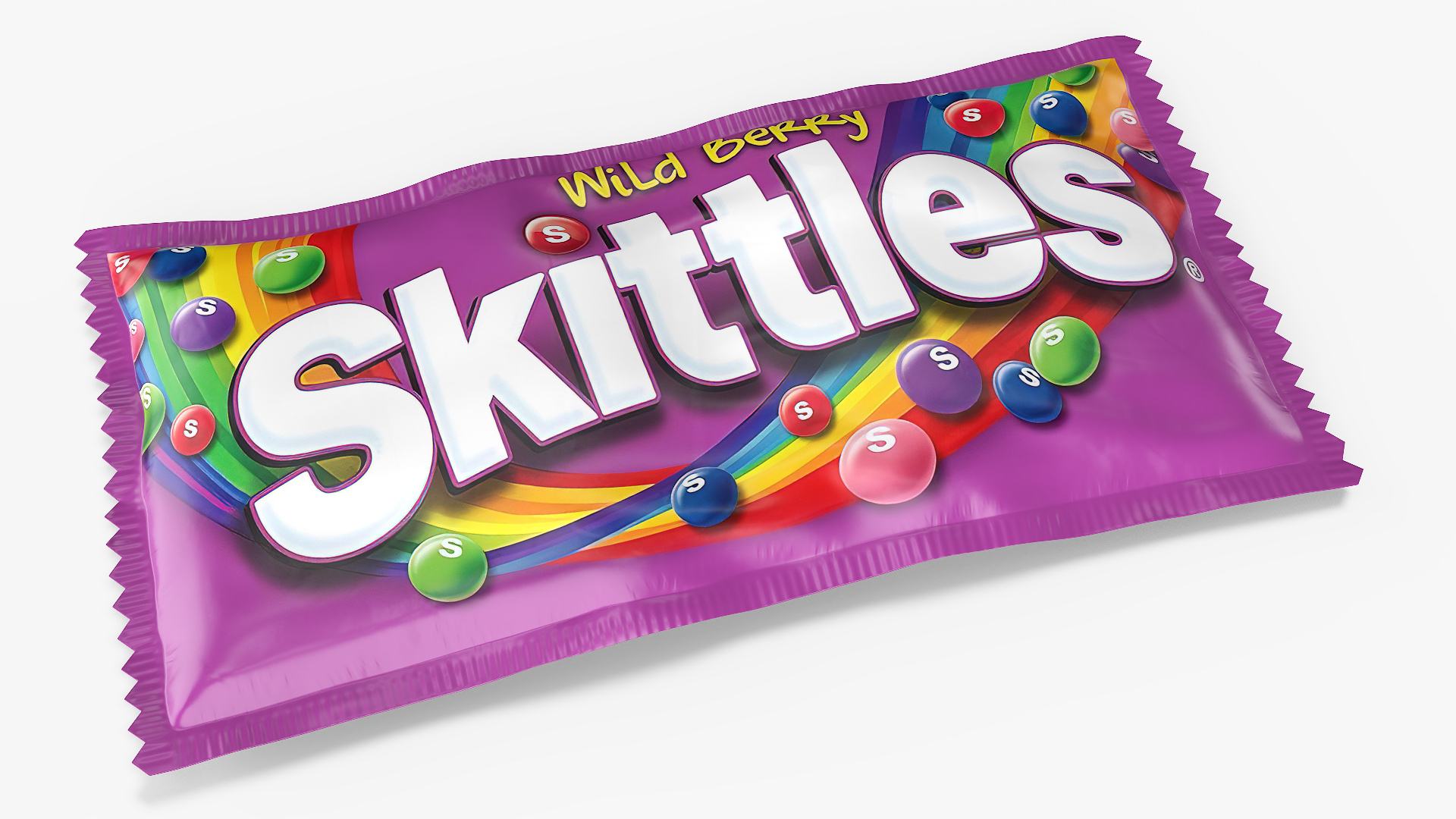 Skittles Wild Berry Package 3D