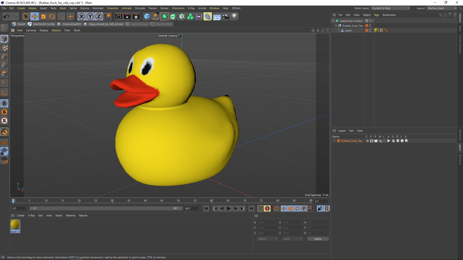 3D model Rubber Duck Toy