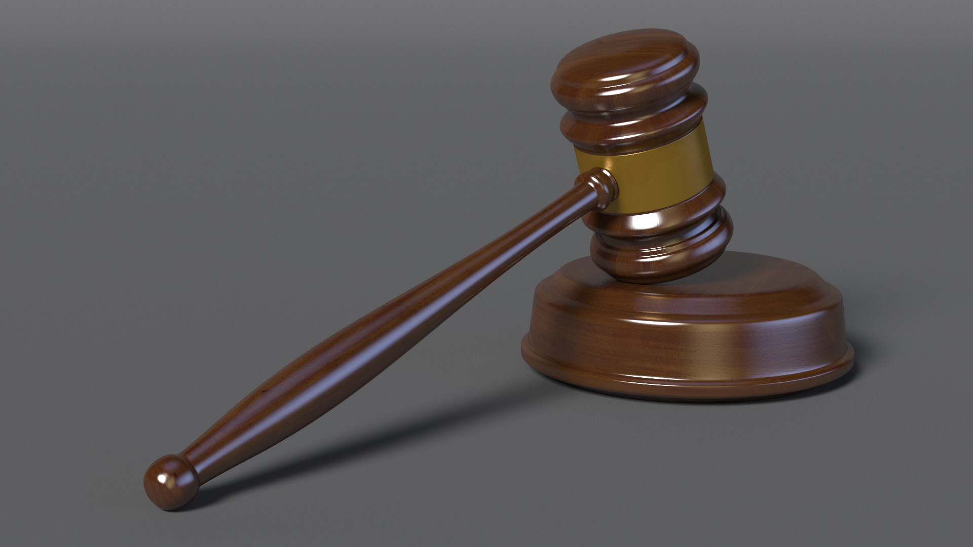 Judges Gavel 3D