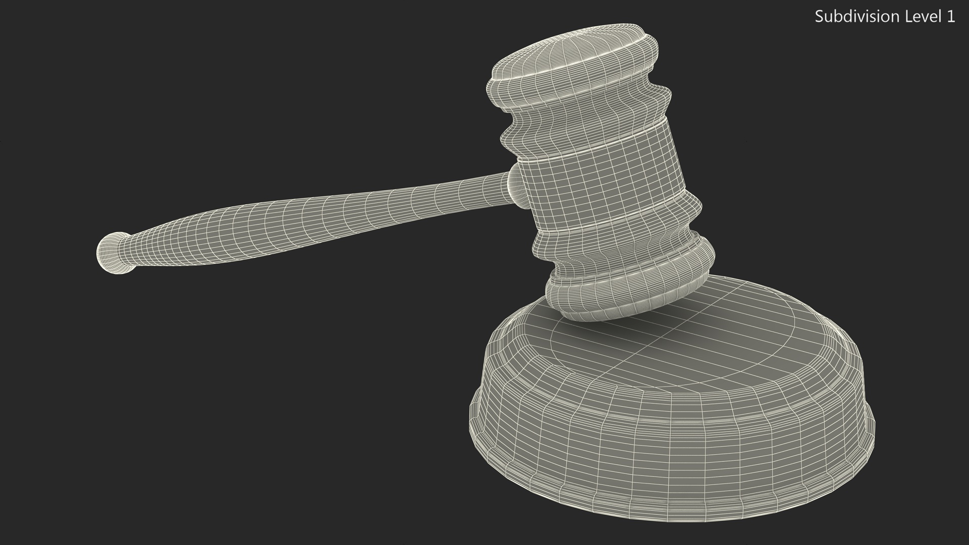 Judges Gavel 3D