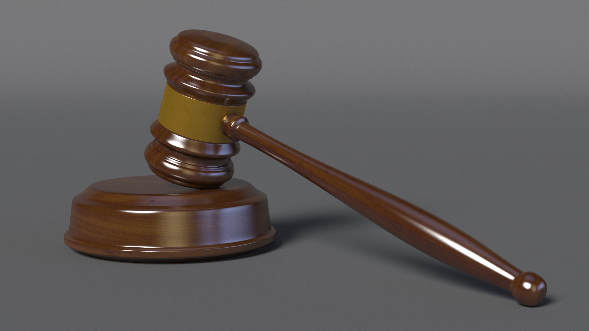 Judges Gavel 3D